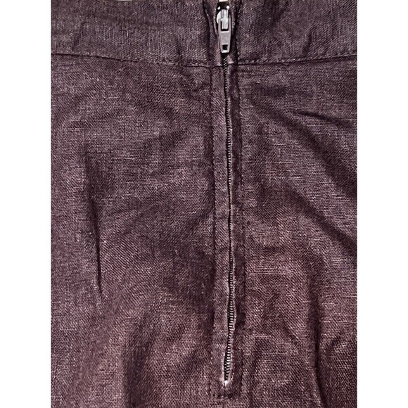 Giorgio Fiorlini Y2k Maxi Skirt Women's Size 14 Brown Linen Blend Boho 90's‎ - Picture 6 of 11